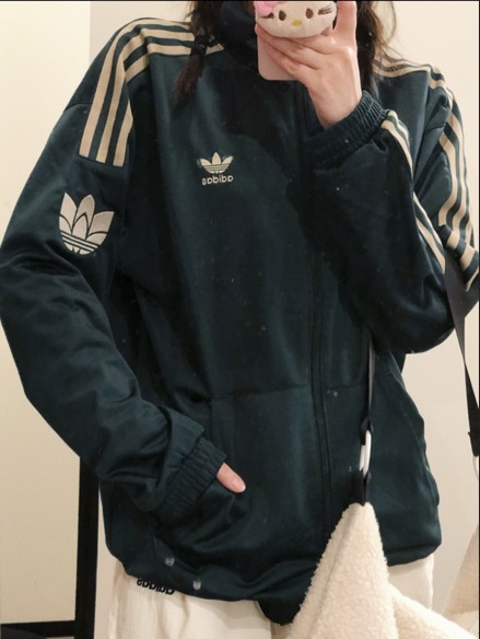 アディダスOriginal RETRO Jacket  Dark Green