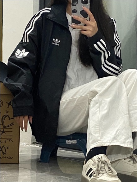 アディダスOriginals Retro Trefoil Track Top black