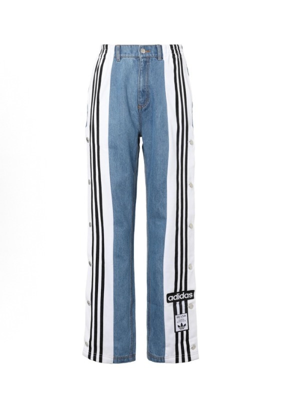 アディダス24FW DENIM Pants ワイドデニムパンツ
