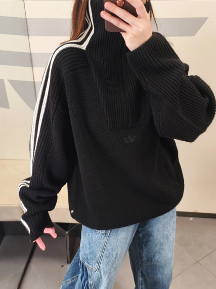 アディダスプレミアム 3Sニットウェア スウェットシャツ