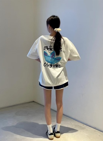 アディダスOriginals Trefoil Big Logo 半袖Tシャツ